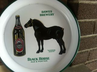 Dawes Brewery Black Horse Ale & Porter Porcelain Tray