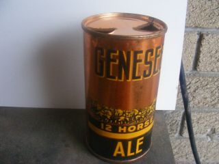 Genesee 12 Horse Ale Oi Flat Top Beer Can Irtp Version - Awesome Cond.