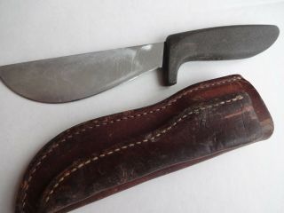 Rare Gerber Flayer Fixed Blade Metal Handle Knife With Sheath - Skinning ?