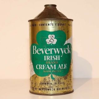 Beverwyck Cream Ale Quart Cone Top