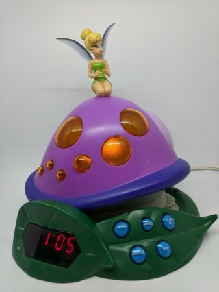 Disney Fairies Tinker Bell And The Lost Treasure Alarm Clock Radio Night Light
