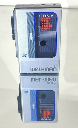 Vintage Sony Walkman Wm - 8 Cassette Player Circa 1984 - &