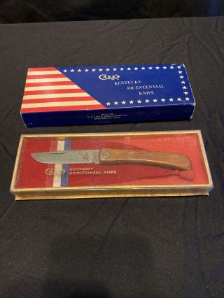 Us Case Xx 1975 Sod Buster Kentucky Bicentennial P137 Ss Folding Pocket Knife