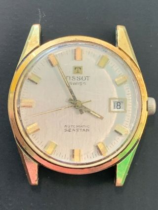 Vintage Tissot Seastar Gold Filled Automatic Men Watch