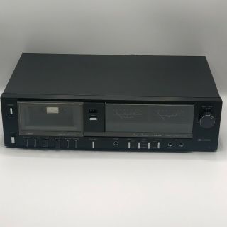 Vintage Fisher Cr - 125 Stereo Cassette Deck Component Vu Sound Meters
