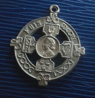 Vintage Stg.  Silver Irish Fob Medal H/m 1964/5 Music & Drama Festival In Cork