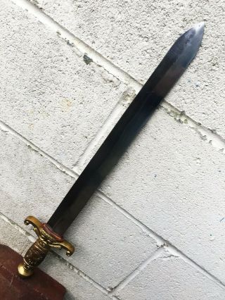 Old Artillery Or Fraternity Sword With Scabbard