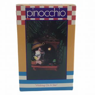 Enesco Disney Pinocchio Wishing On A Star Christmas Holiday Ornament Collectible