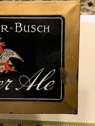 Budweiser Beer Anheuser Busch Ginger Ale TOC Sign - St.  Louis Missouri 2