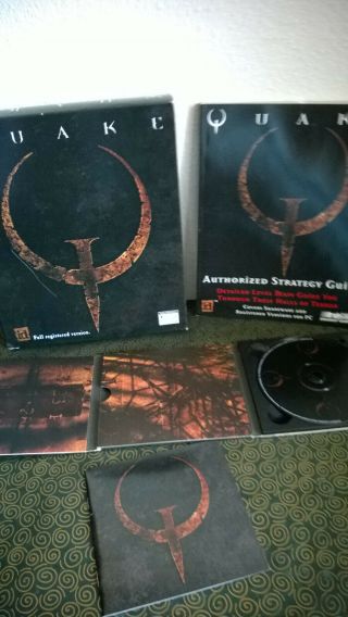 Vintage Quake Big Box Pc Game (1996) Full Registered Version,  Strategy Guide