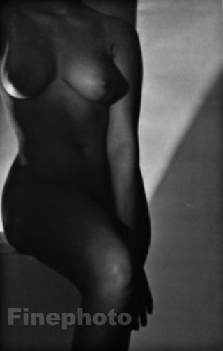 1952/92 Vintage Horst Art Deco Female Nude Naked Woman Breasts Photo Gravure