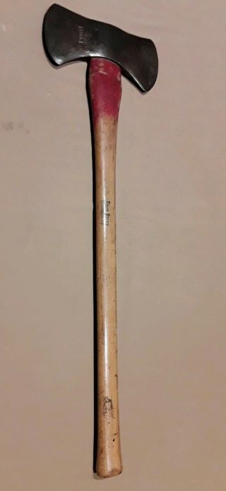 Vintage Plumb Double Bit Cruiser Axe With Vintage Torch Brand Cruiser Handle