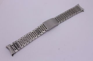 VINTAGE Kreisler Stelux Men Steel Wrist Watch Band Bracelet Strap 17.  5mm Endlink 2