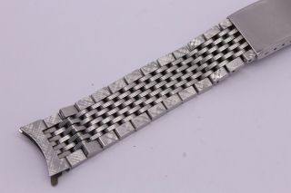 VINTAGE Kreisler Stelux Men Steel Wrist Watch Band Bracelet Strap 17.  5mm Endlink 3