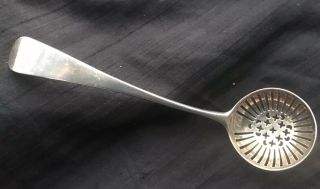 Georgian Antique Silver Sugar Sifter Spoon