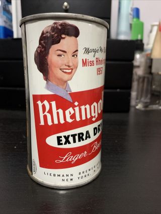 Margie Mc.  Nally Miss Rheingold 1957.  Open Beer Can 6