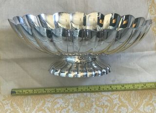 Reed & Barton 1950 Silver Large Gorgeous Ovale Center Serving Bowl