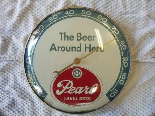 Pearl Beer Thermometer (round)