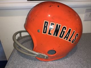 Rawlings Vintage 1970’s Bengals Nfl Helmet Collector’s Item
