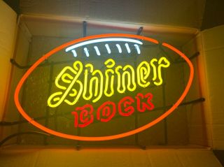 Listing For Rod Only Shiner Bock Nfl Football Texas Neon Beer Sign Light