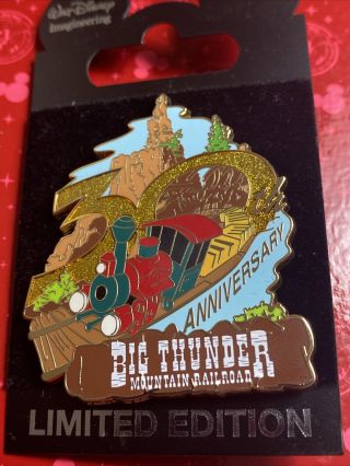 Disney Wdi Pin - Big Thunder Mountain Railroad - 30th Anniversary Le 300