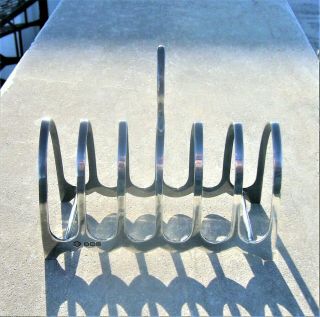Vtg Sterling Silver Toast Rack William Hutton & Sons For Payne & Son 1937 97g Nr