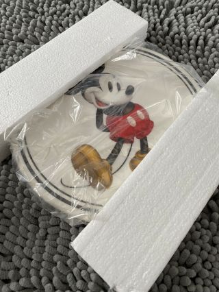 Disney Mickey Mouse 9” Round Ceramic Trivet - 3