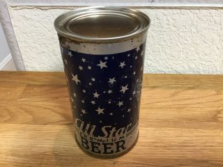 All Star Beer (29 - 32) Empty Oi Flat Top Beer Can By Manhattan,  Chicago,  Il
