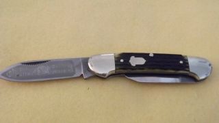 Bulldog Brand Hammer Forged Hand Made Germany 2 Blade Pocket Knife