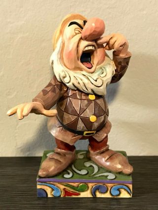 Jim Shore Disney Sneezy Dwarf From Snow White Figurine 4013986 - 4 " Tall