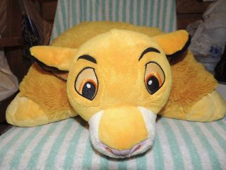 Large Disney Simba Lion King Pillow Pets Premium Plush Stuffed Animal Pet 19 "