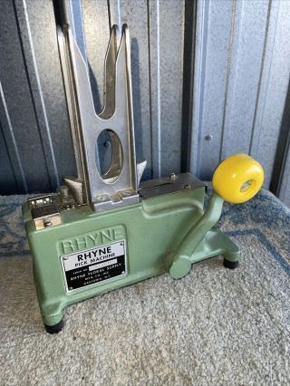 Vintage Rhyne Pick Machine With Weight - Floral Supply