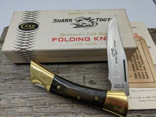 Case Xx Usa 3 Dot 1977 P197 - Ssp Shark Tooth Lock Blade Knife