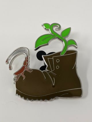 Wall - E 10th Anniversary Boot With A Plant In It Le500 Disney Pin Trading