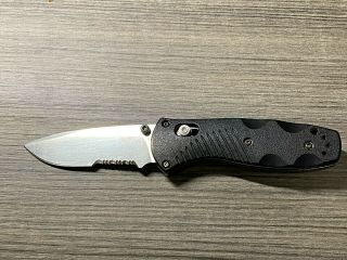 Benchmade 585s Mini Barrage Knife 154cm Stainless Steel Blade W/ Assisted Open