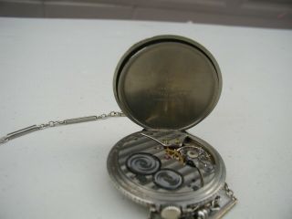 Vintage Hamilton 17j Pocket Watch 14k Gold - Filled Case Not Running