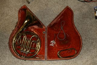 Vintage F.  A.  Reynolds Co.  Single French Horn -