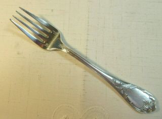 Christofle France Marly 1 Salad Fork 6 1/2 " Glossy Silverplate France 1890