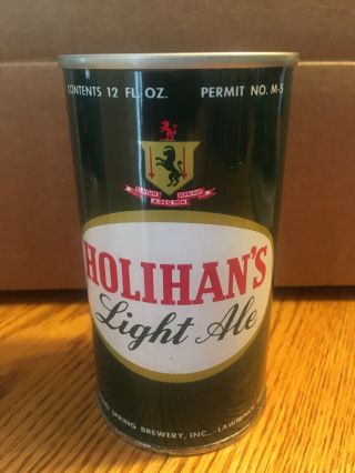 Holihan’s Light Ale,  Zip Top Bo Beer Can,  Diamond Spring Brewery Inc (sweet)