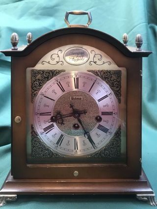 Vintage Bulova Tempus Fugit Mantel Clock Westminster Chime,  Strikes,  Shp