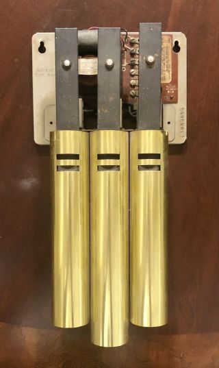 Vintage Nutone Brass Doorbell Door Bell 3 Tube Chimes Note 1970’s 1980’s 70’s 80 2
