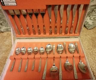 Vintage Mid - Century Modern Arthur Price Mason Cutlery Set Canteen Fab Retro