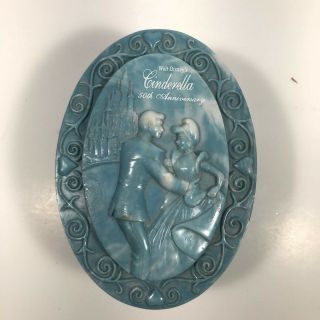 Vintage Walt Disney Cinderella 50th Anniversary Limited Edition Trinket Box