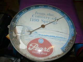 VINTAGE PEARL BEER BUBBLE FRONT 12 