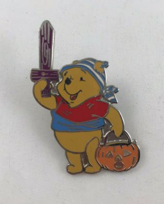 Disney Movie Club Exclusive Vip Pin 20 Halloween Pirate Pooh
