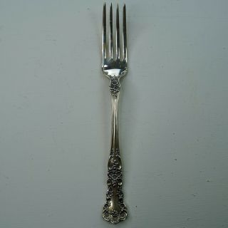 Gorham Buttercup Sterling Silver 7 - 1/2 " Dinner Fork Mark No Monogram 7c N20