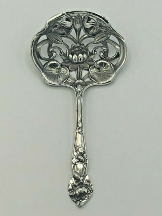 Lily By Watson Sterling Silver Antique Bon Bon,  Nut Or Candy Spoon,  4.  25 "