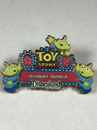 Disneyland Resort Exclusive Toy Story Midway Mania Pin Little Green Men 2008