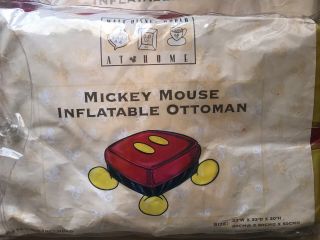 Disney World At Home Mickey Mouse Inflatable Ottoman (2) 2