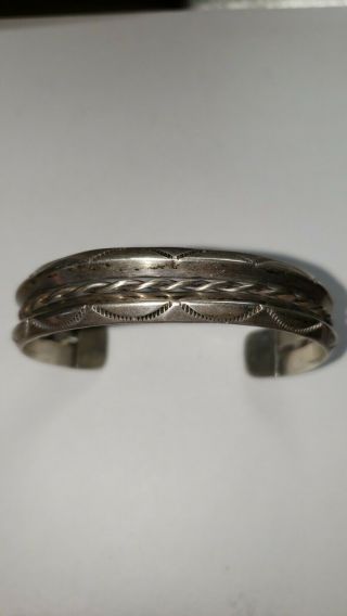 Vintage Sterling Silver Cuff Bracelets Old Pawn